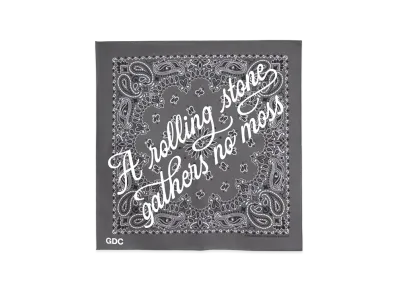 GDC x Hav-A-Hank Logo Bandana "Charcoal"