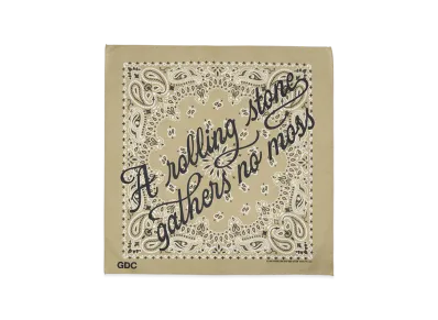 GDC x Hav-A-Hank Logo Bandana "Beige"