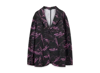 GDC x KJ All-Over Pattern Jacket "Black"