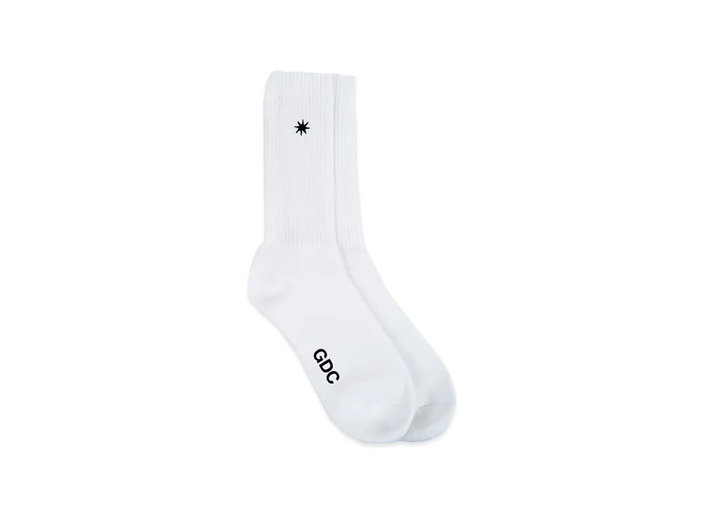 GDC 3P Socks "White"