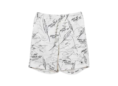 GDC x KJ All-Over Pattern Shorts "White"