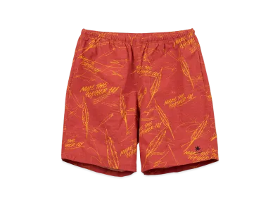 GDC x KJ All-Over Pattern Shorts "Red"