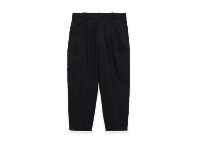 GDC x S'YTE Vintage Linen Chino Cloth Octagon Star Embroidery Waist-String Pants "Black"