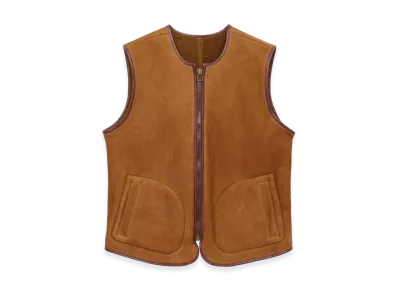 GDC Vegan Mouton Vest "Brown"