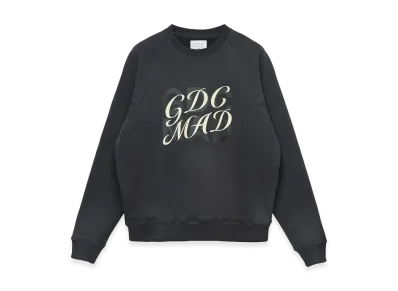 GDC x MADNESS Superimpose Graphic Sweatshirt "Charcoal"