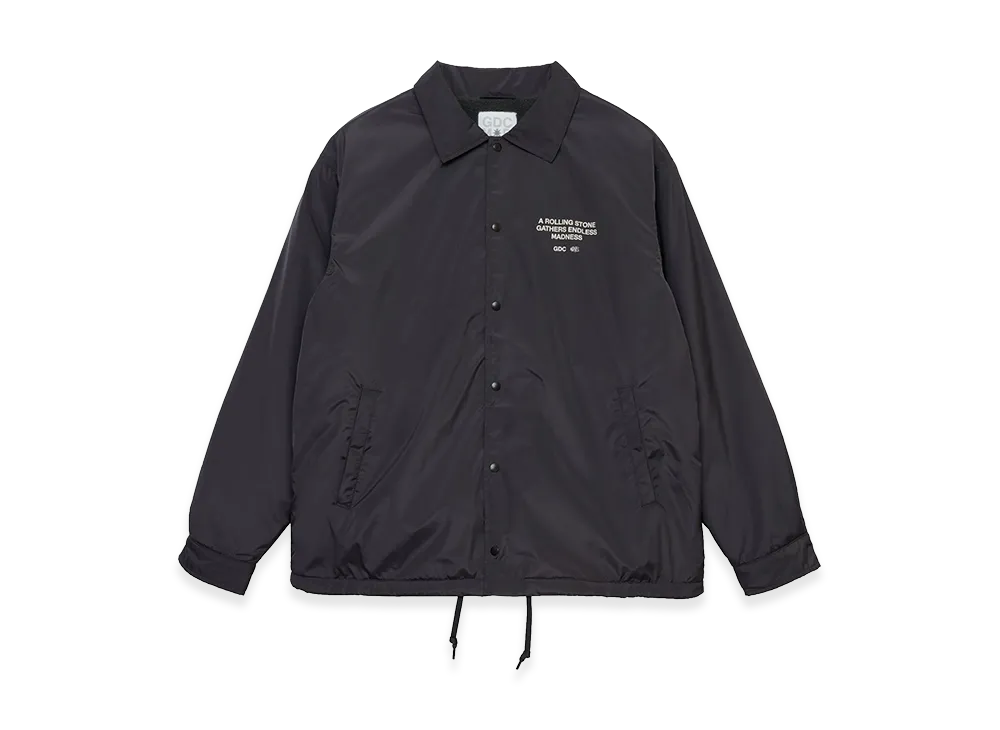 GDC x MADNESS Superimpose Graphic Coach Jacket "Charcoal"