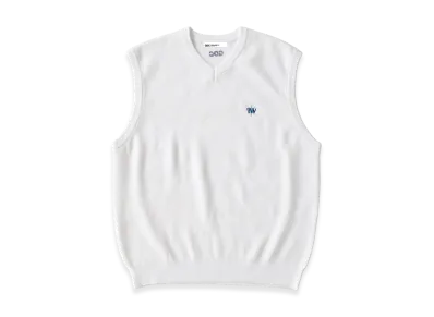 GDC x TW Cotton Knit Vest "White"