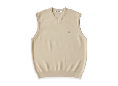 GDC x TW Cotton Knit Vest "Beige"