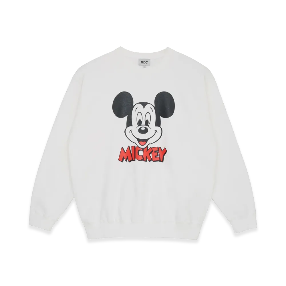 GDC x Mickey Mouse Crew Sweat "White"