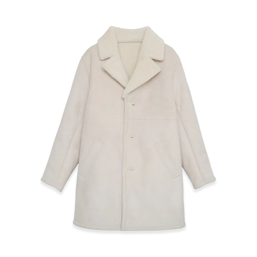 GDC Vegan Mouton Ranch Coat "Ivory"