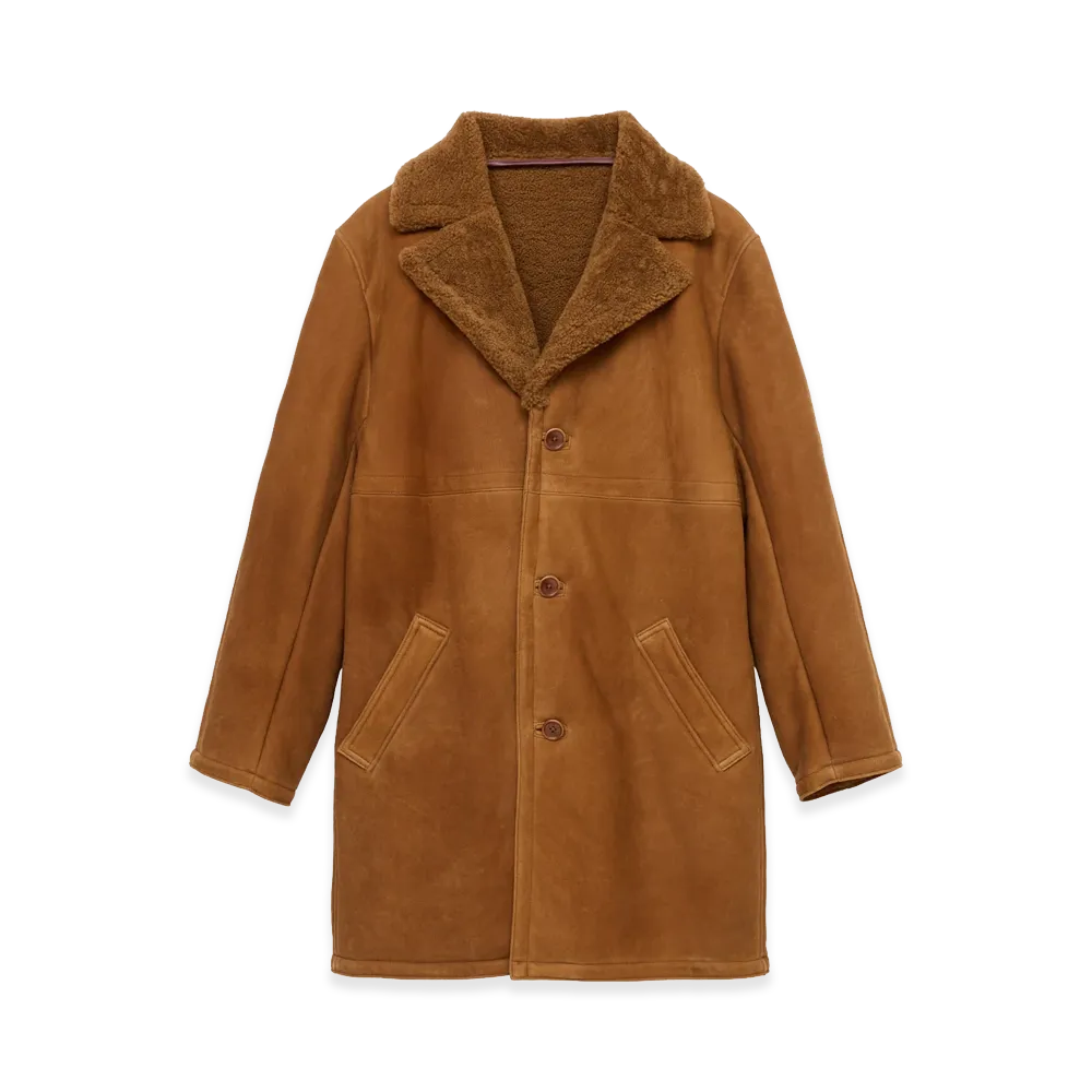 GDC Vegan Mouton Ranch Coat "Brown"