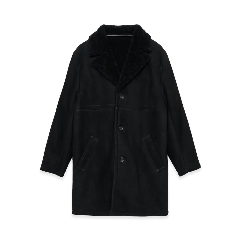 GDC Vegan Mouton Ranch Coat "Black"
