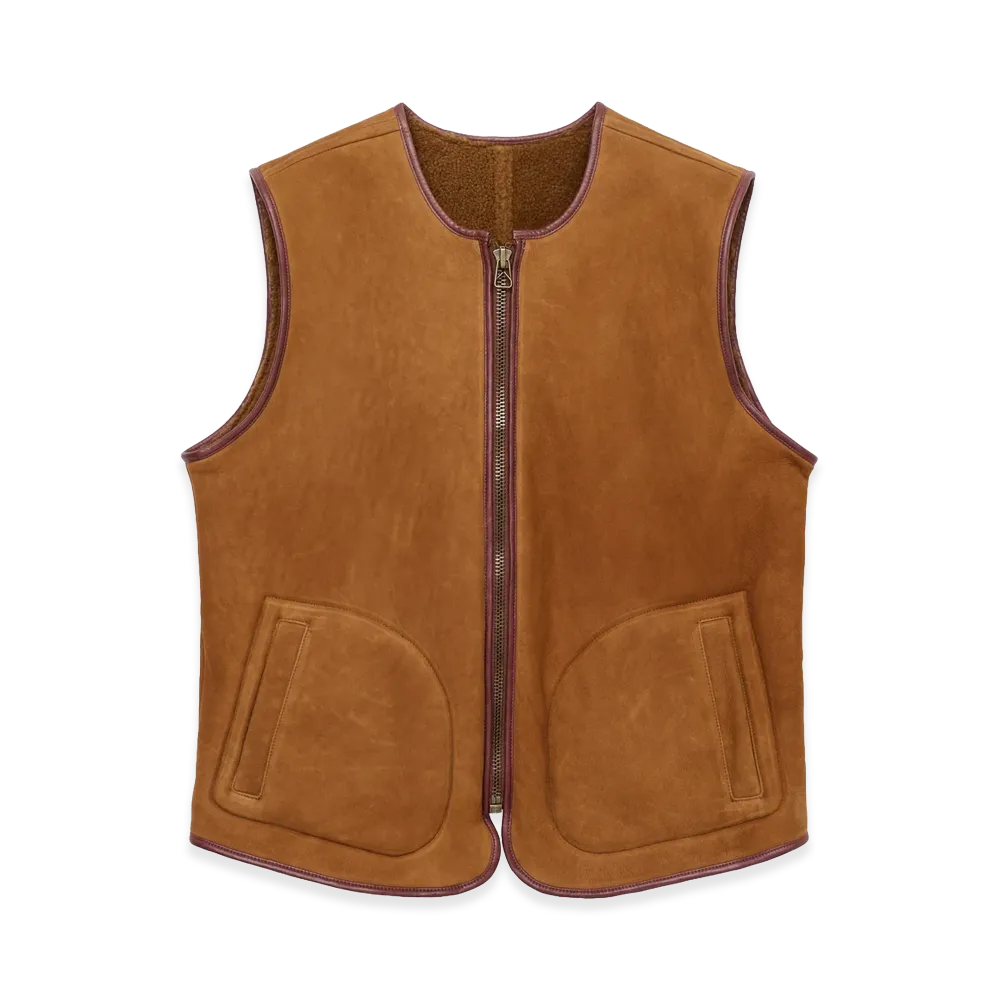 GDC Vegan Mouton Vest "Brown"