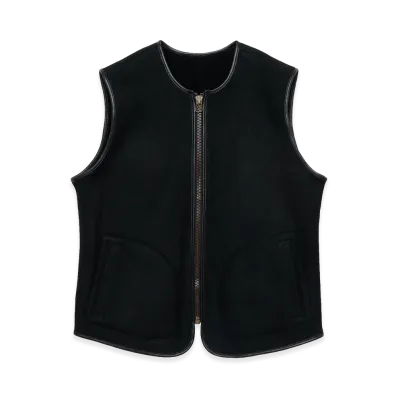 GDC Vegan Mouton Vest "Black"