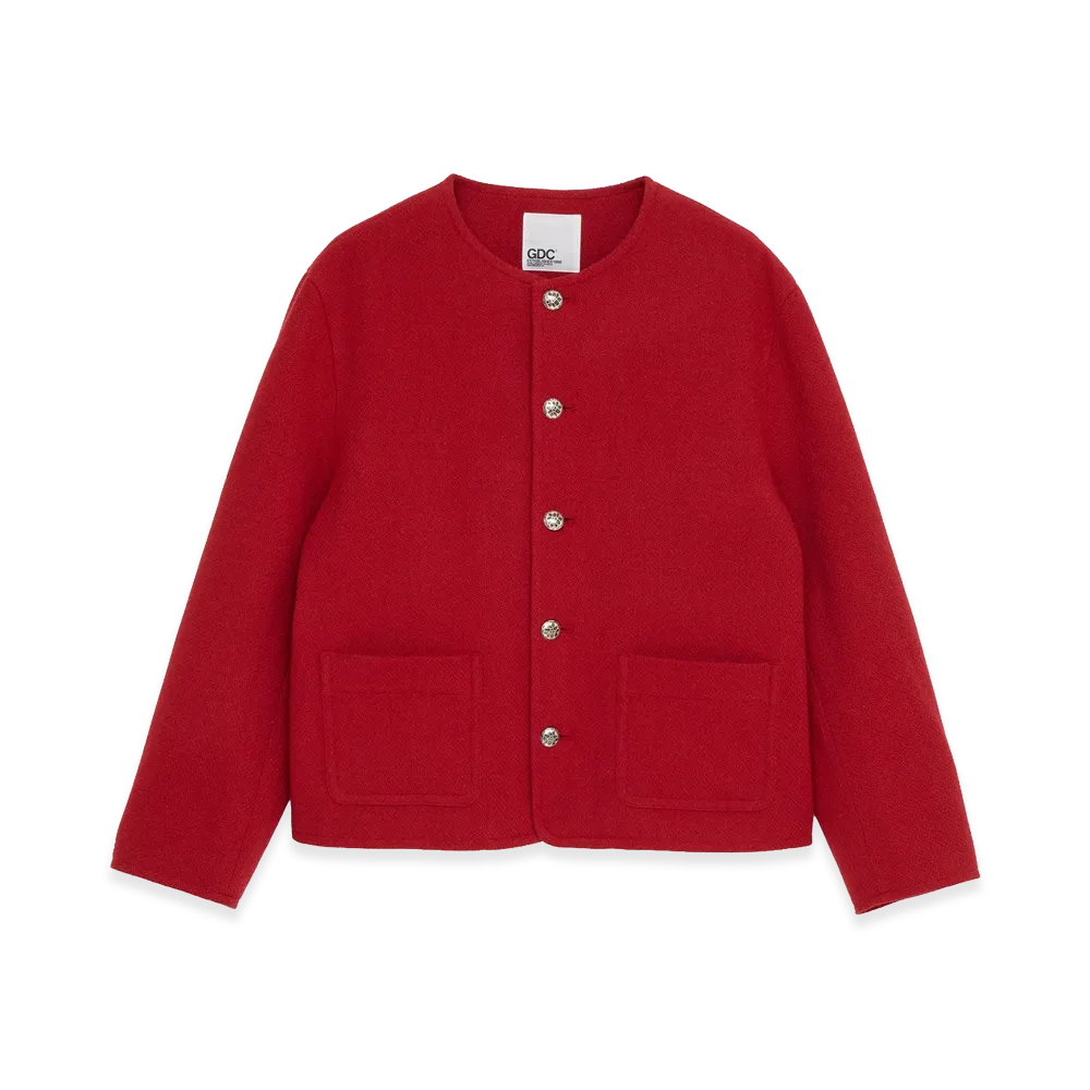 GDC Collarless Jacket "Red"