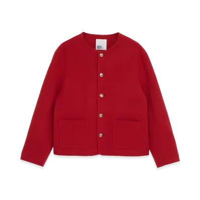 GDC Collarless Jacket "Red"