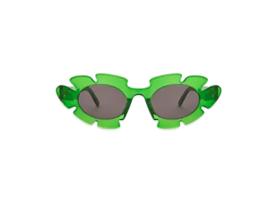 LOEWE Flower Sunglasses "Clear Green"