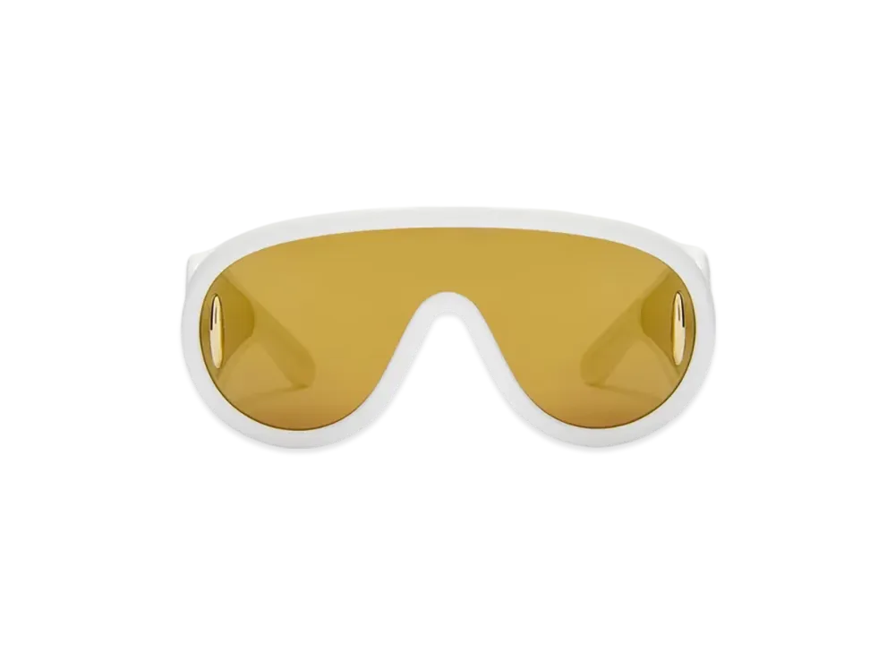 LOEWE Wave Mask Sunglasses "Ivory"