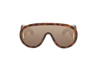 LOEWE Wave Mask Sunglasses "Havana"