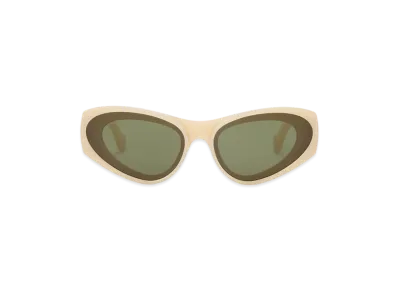 LOEWE Front Lens Cat-Eye Sunglasses "Milky Ivory"