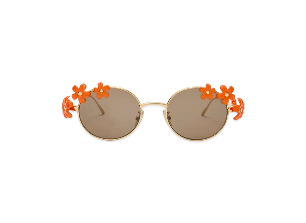 LOEWE Daisy Field Sunglasses "Orange"