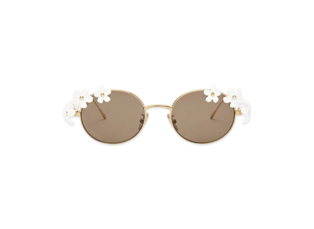 LOEWE Daisy Field Sunglasses "White"