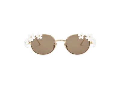 LOEWE Daisy Field Sunglasses "White"