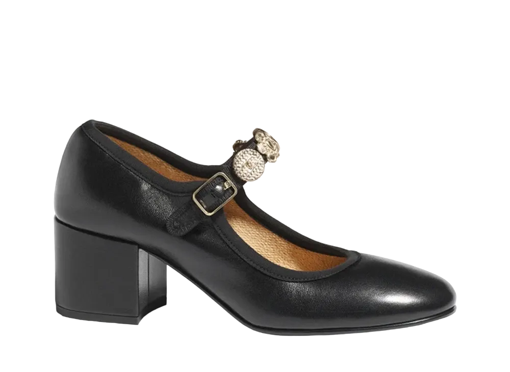 CHANEL WMNS Mary Janes Lambskin "Black"