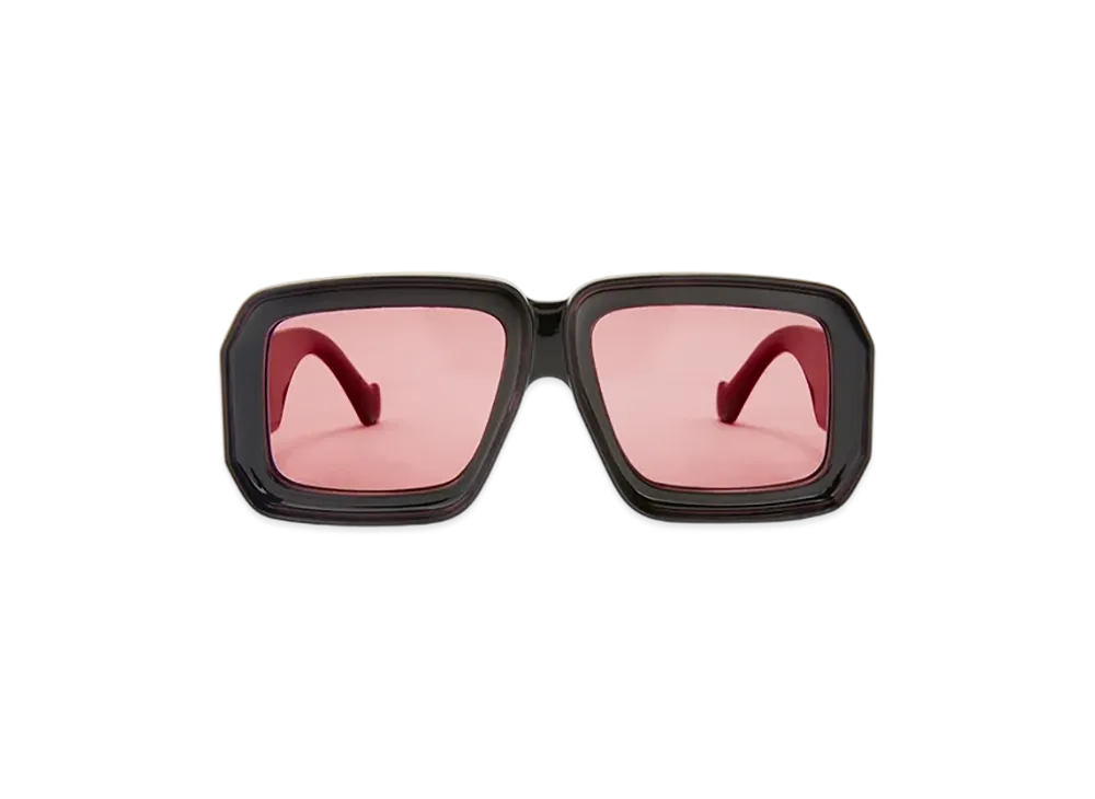 LOEWE Paula's Ibiza Mask Sunglasses "Shiny Black"