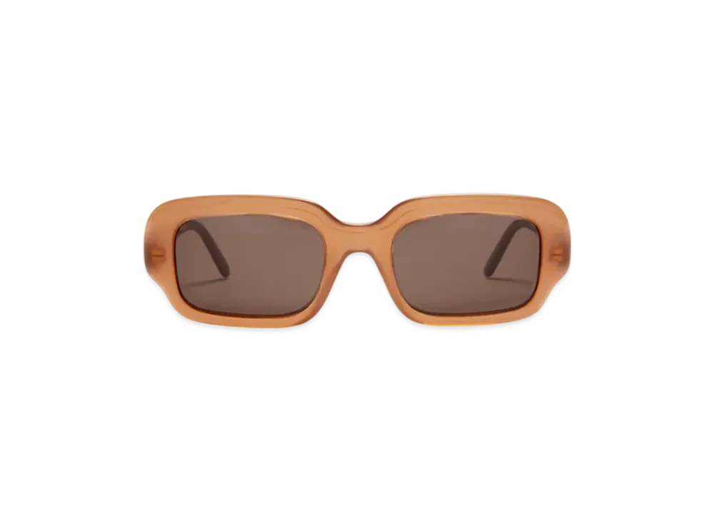 LOEWE Rectangular Slim Sunglasses "Light Caramel"