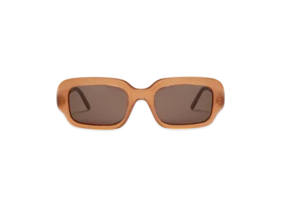 LOEWE Rectangular Slim Sunglasses "Light Caramel"