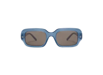 LOEWE Rectangular Slim Sunglasses "Milky Blue"
