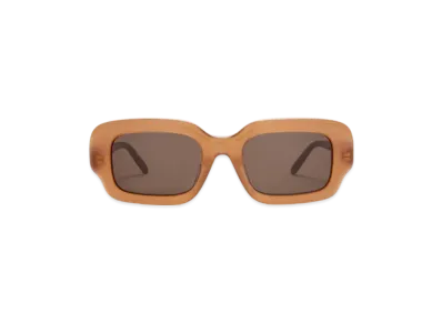 LOEWE Rectangular Slim Sunglasses "Light Caramel"