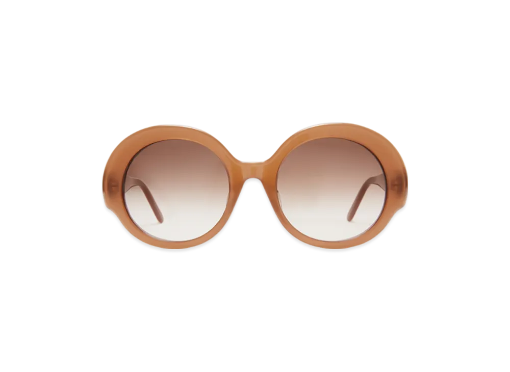 LOEWE Round Slim Sunglasses "Light Caramel"