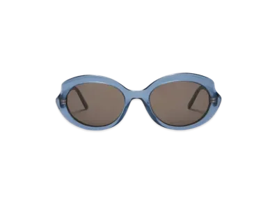 LOEWE Mini Oval Slim Sunglasses "Milky Blue"
