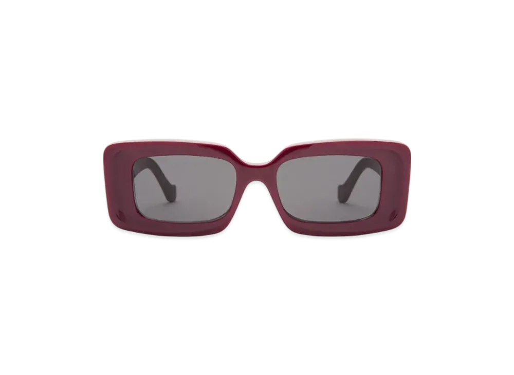 LOEWE Rectangular Sunglasses "Burgundy"
