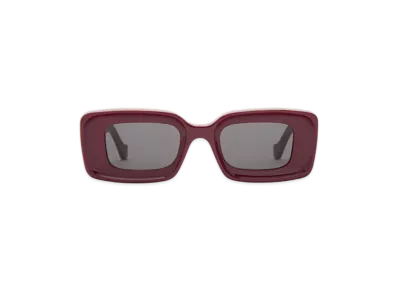 LOEWE Rectangular Sunglasses "Burgundy"