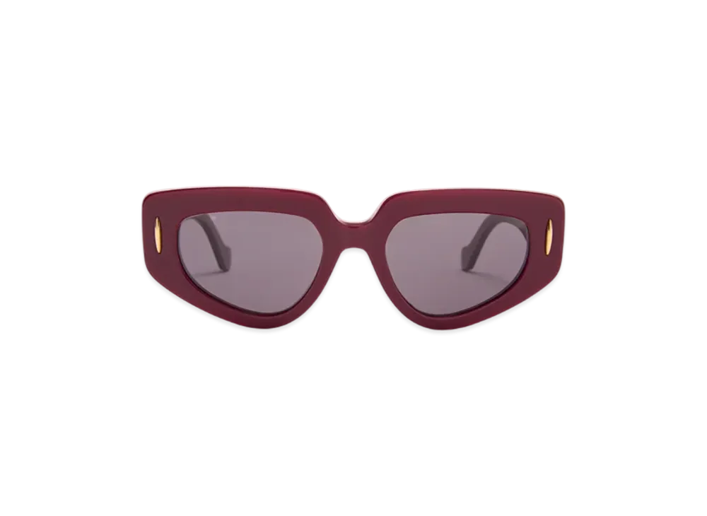 LOEWE Butterfly Screen Sunglasses Small "Burgundy"
