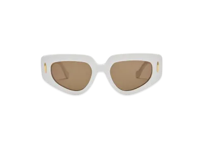LOEWE Butterfly Screen Sunglasses Small "Solid White"