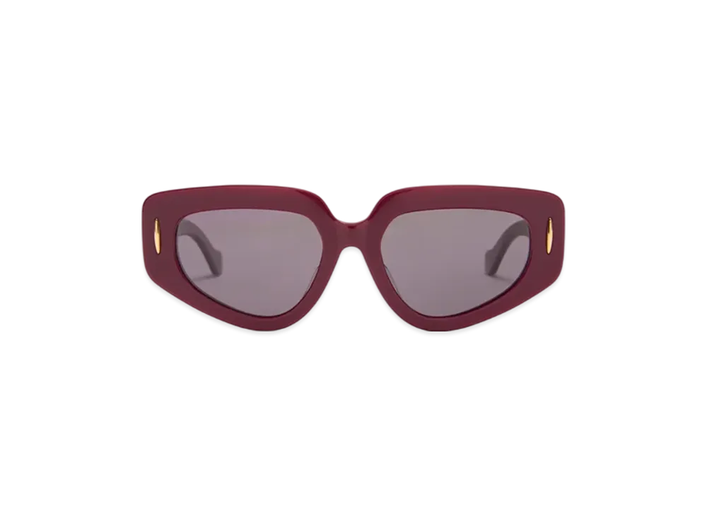 LOEWE Butterfly Screen Sunglasses Small "Burgundy"