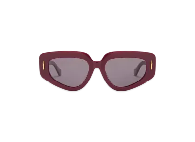 LOEWE Butterfly Screen Sunglasses Small "Burgundy"