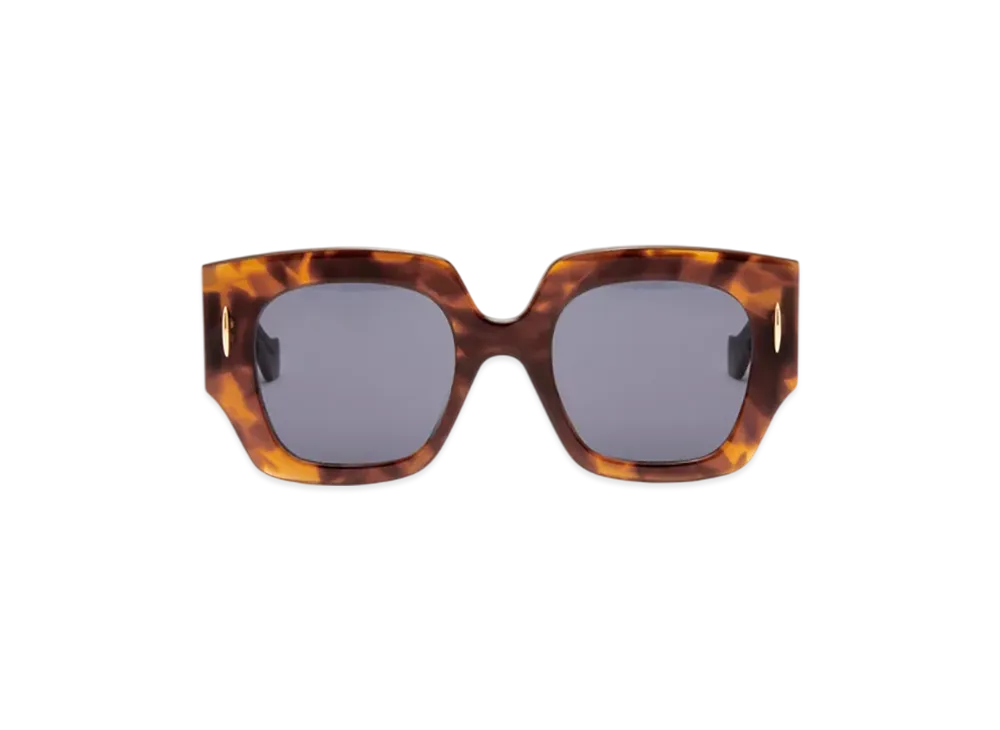LOEWE Square Screen Sunglasses "Havana"