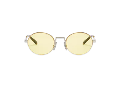 LOEWE Groove Oval Sunglasses "Yellow"