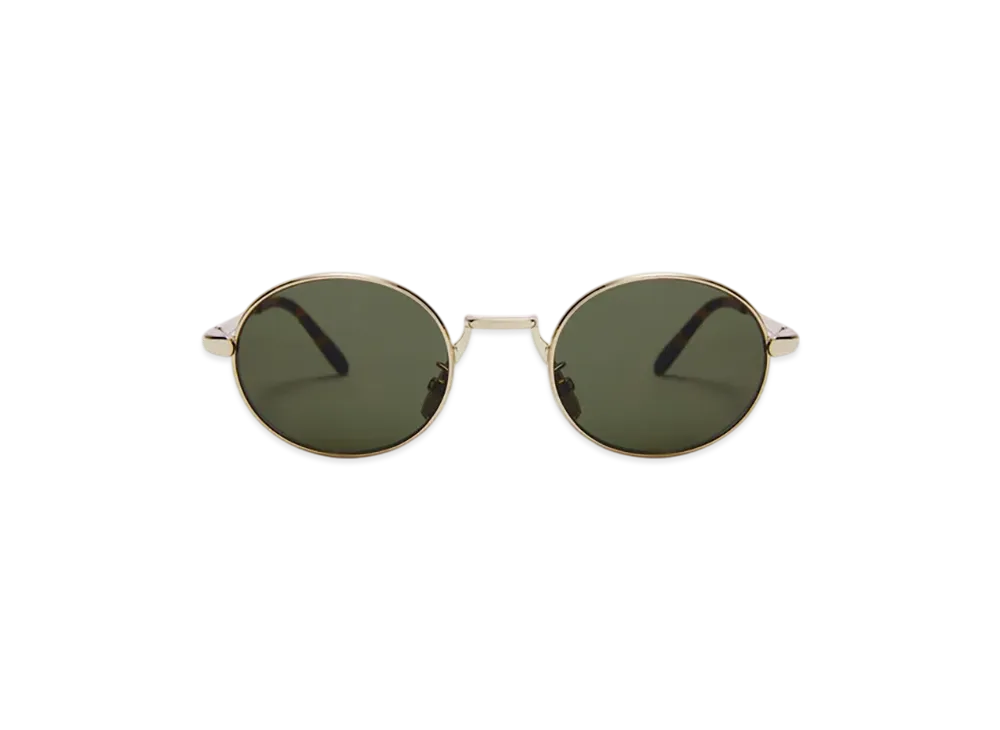 LOEWE Groove Oval Sunglasses "Green"