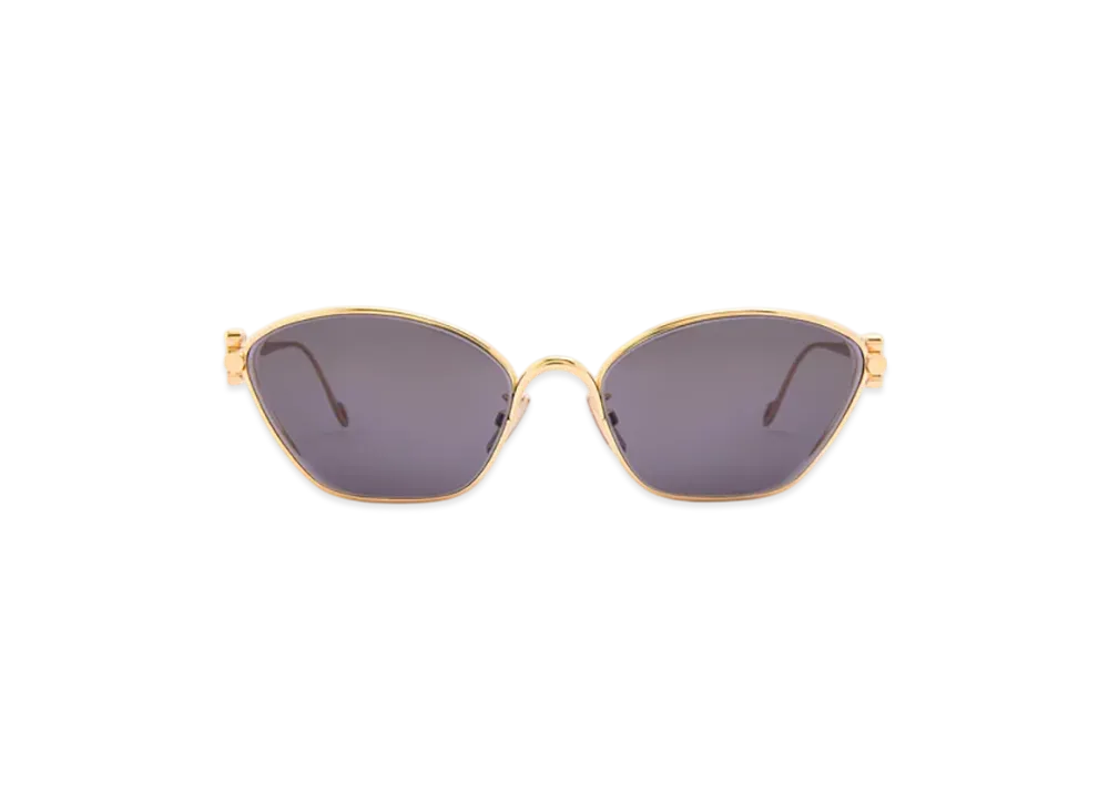 LOEWE Anagram Hexagonal Sunglasses "Smoke/Mocha"