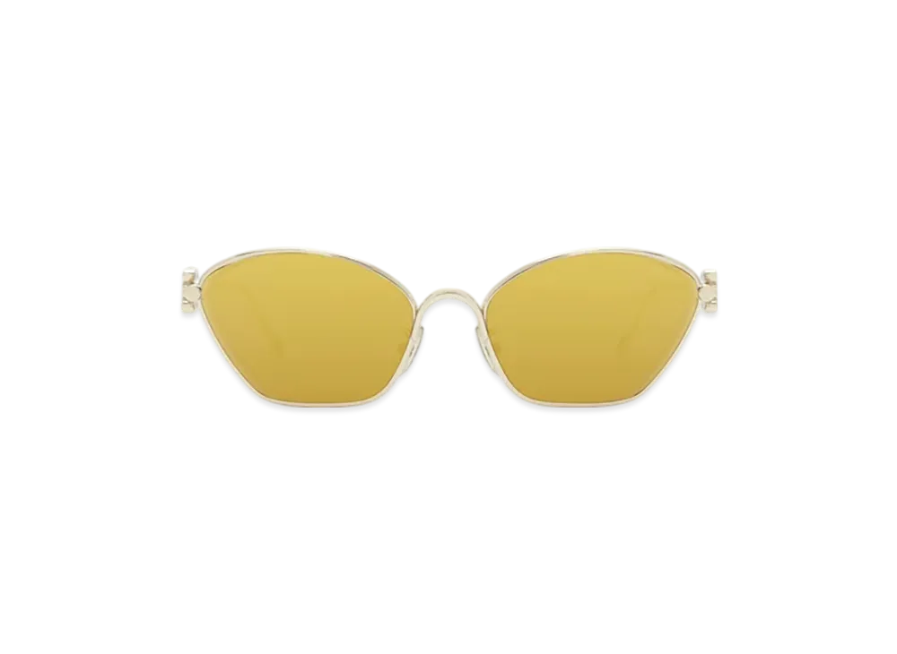 LOEWE Anagram Hexagonal Sunglasses "Gold"