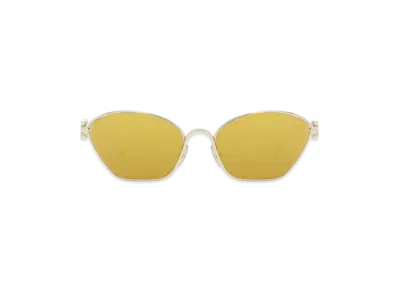 LOEWE Anagram Hexagonal Sunglasses "Gold"