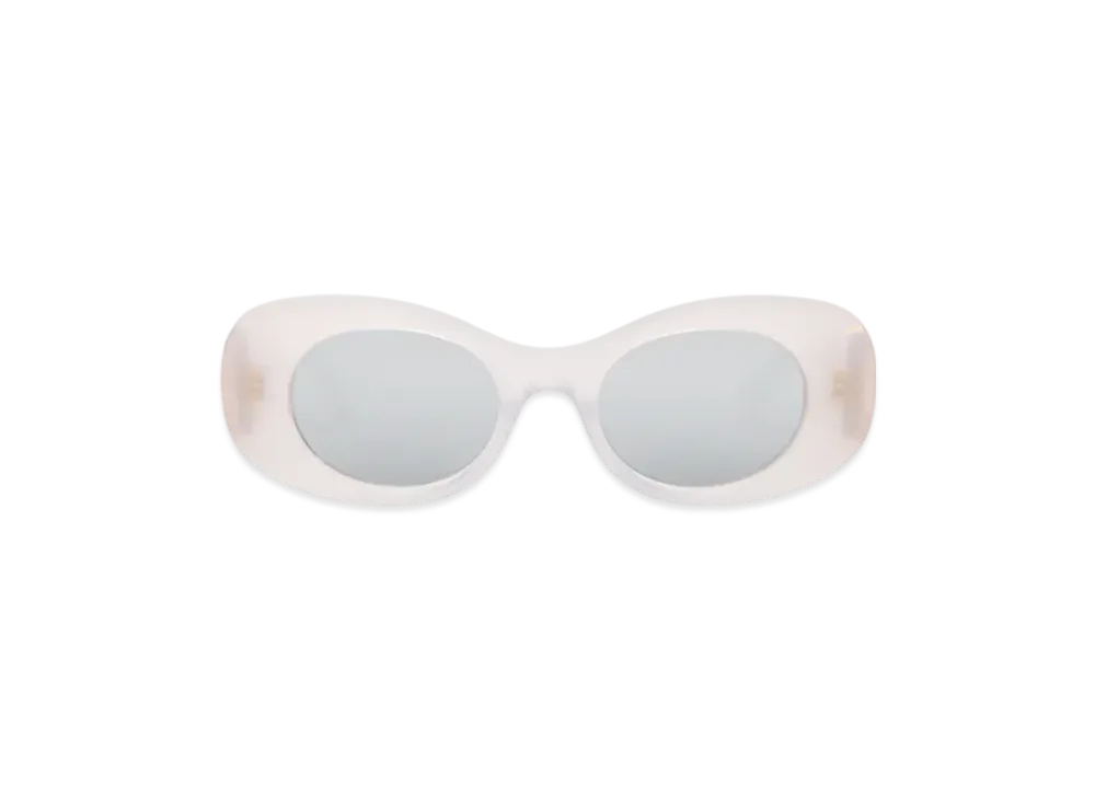 LOEWE Oval Maxi Anagram Sunglasses "White"