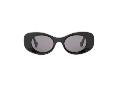 LOEWE Oval Maxi Anagram Sunglasses "Black"