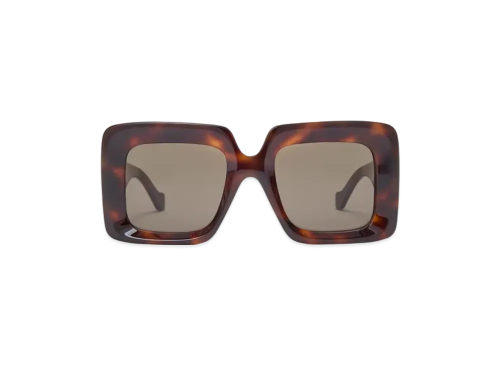 LOEWE Square Maxi Anagram Sunglasses "Havana"